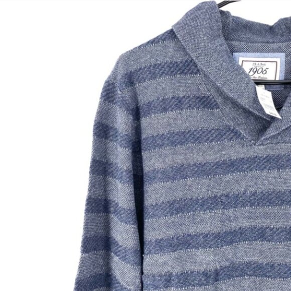 JOS A BANK 1905 Collection Stripe Lapel Sweater - Picture 2 of 5